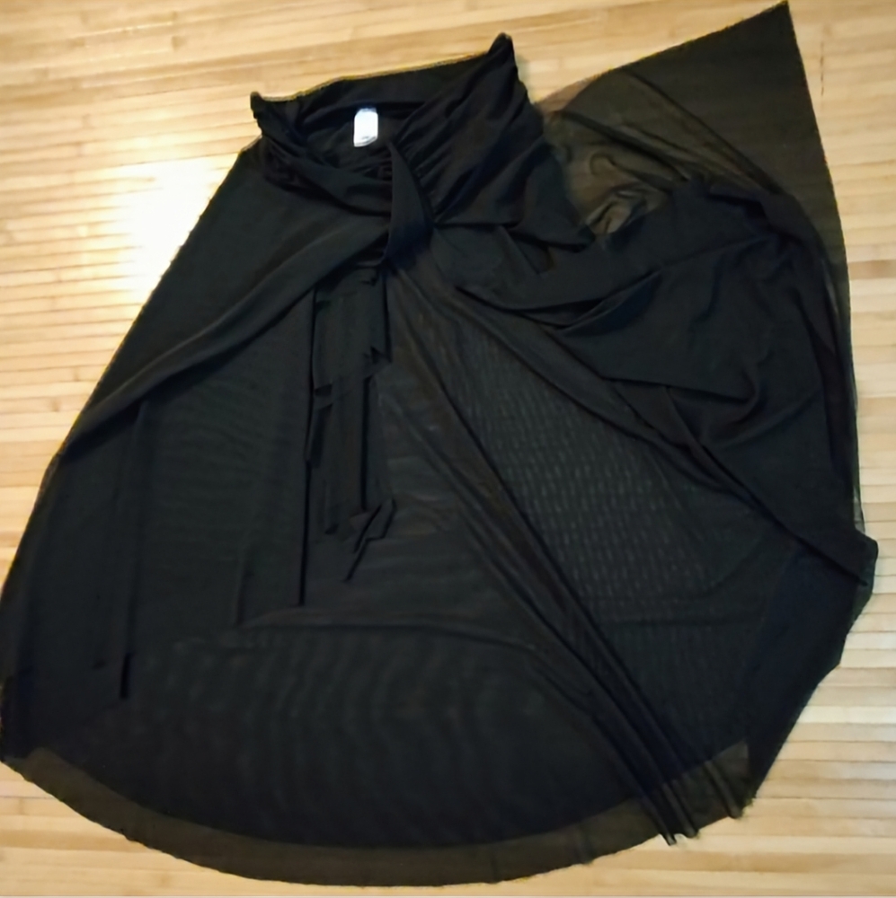 Venus cover-up Yoga, Swim, Sheer, Flowing Skirt. S/M